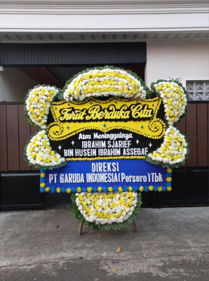 Papan Bunga Duka di Muara Jaya